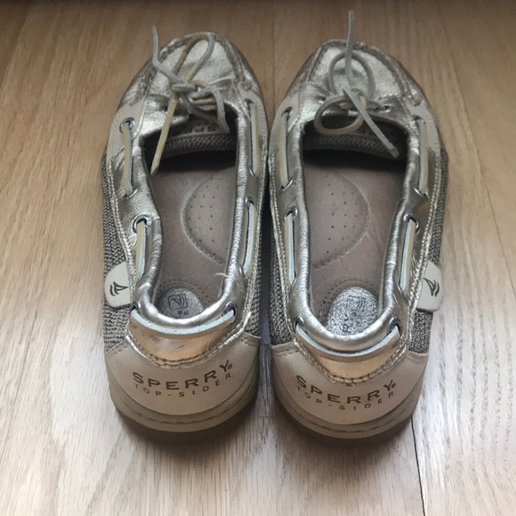 Sperry Metallic Gold Anglefish Boatshoe - Picture 4 of 4